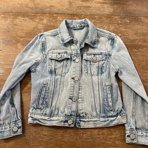 GAP Kids Medium Distressed Denim Jacket